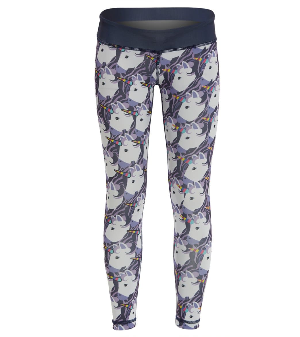 Limeapple Girls' Alicia Printed Leggings - Unicorn 14 Big - Swimoutlet.com