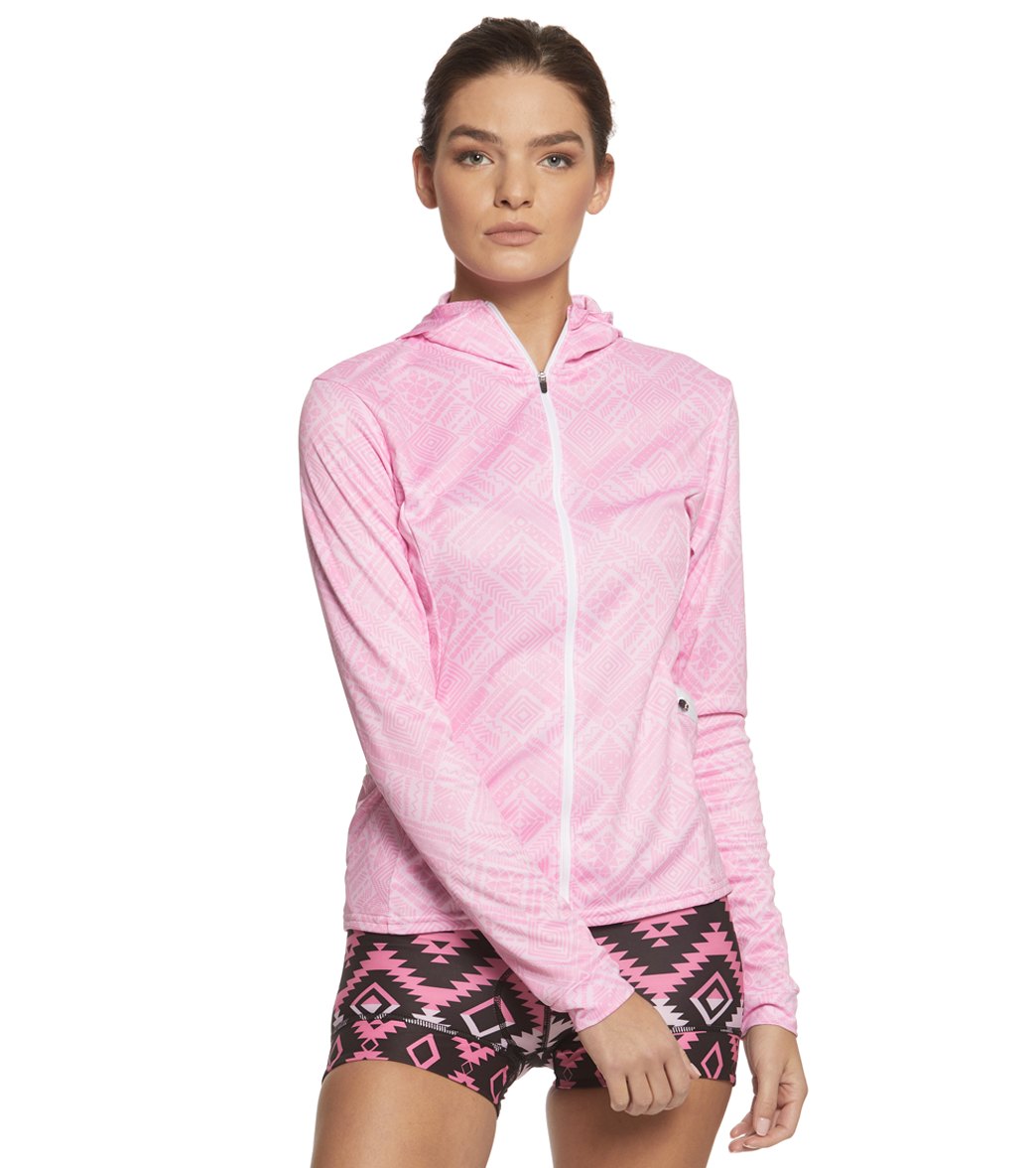 Shebeest Women's Woodsy Long Sleeve Jersey - Tucson/Slipper Medium Size Medium Polyester - Swimoutlet.com