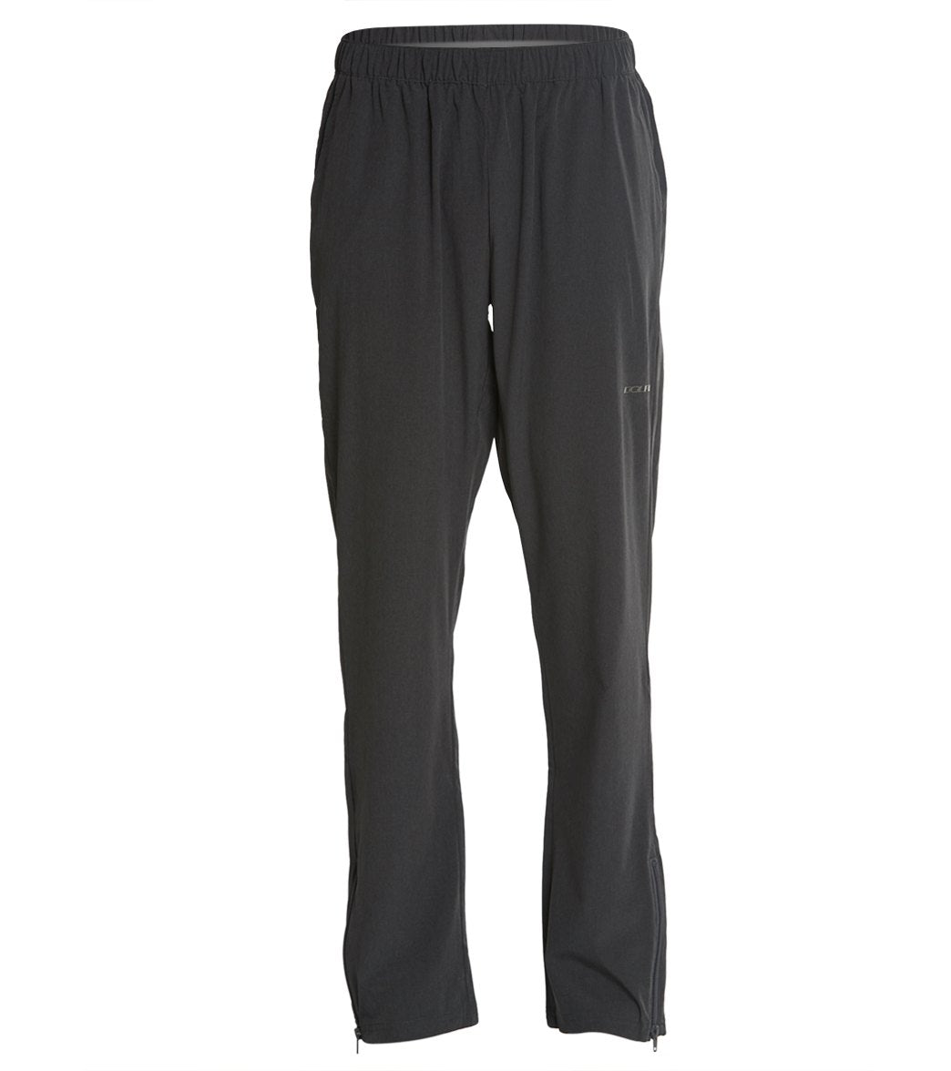 Dolfin Men's Warm-Up Pants - Gray Medium Polyester/Spandex - Swimoutlet.com