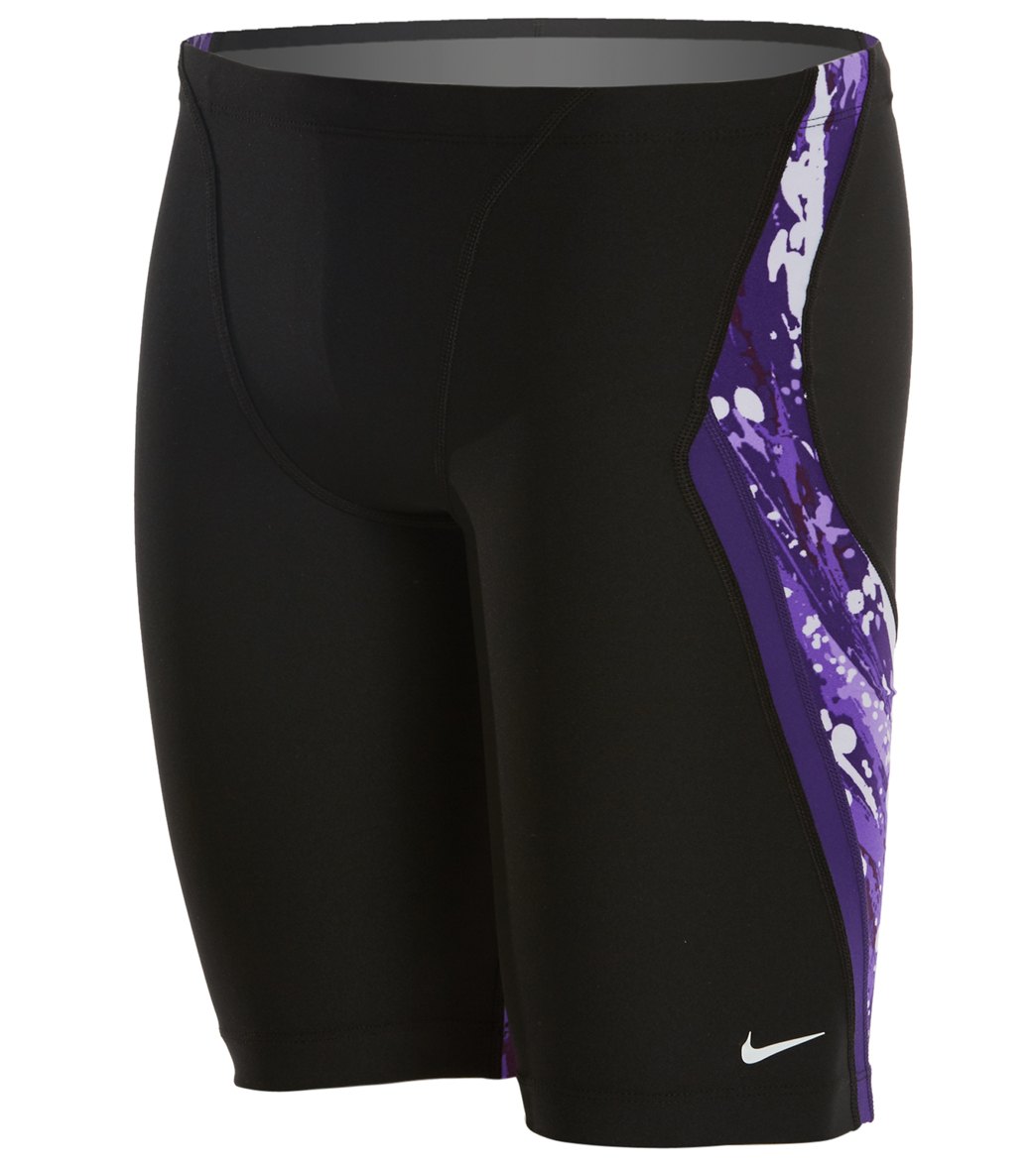 Nike Men's Splash Jammer Swimsuit - Court Purple 24 Polyester - Swimoutlet.com