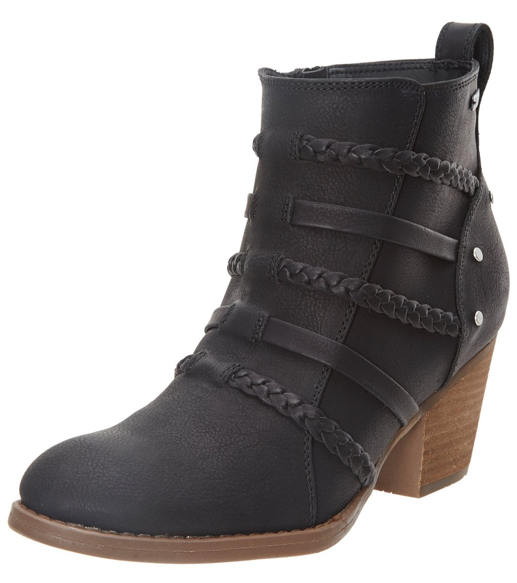 Roxy Women's Mackay Ankle Boot - Black 8.5 Polyurethane - Swimoutlet.com