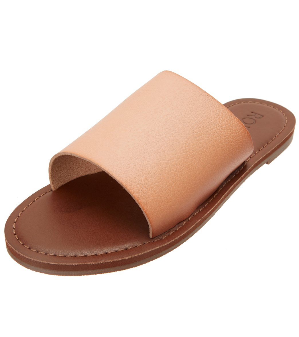 Roxy Women's Kaia Slides - Blush 6 - Swimoutlet.com