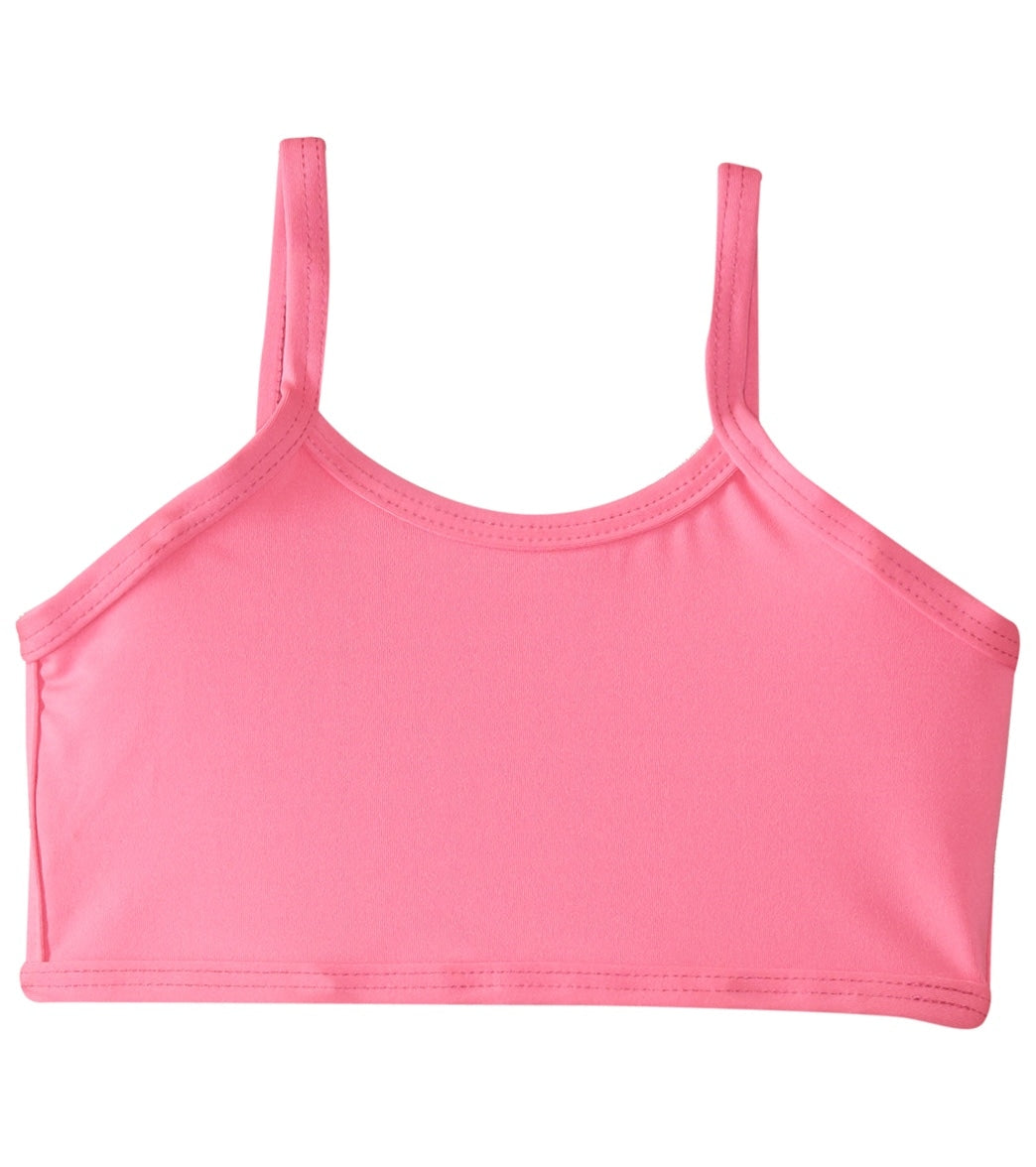 Flexi Lexi Girls' Mini Bralette Shirt - Neon Pink Large - Swimoutlet.com