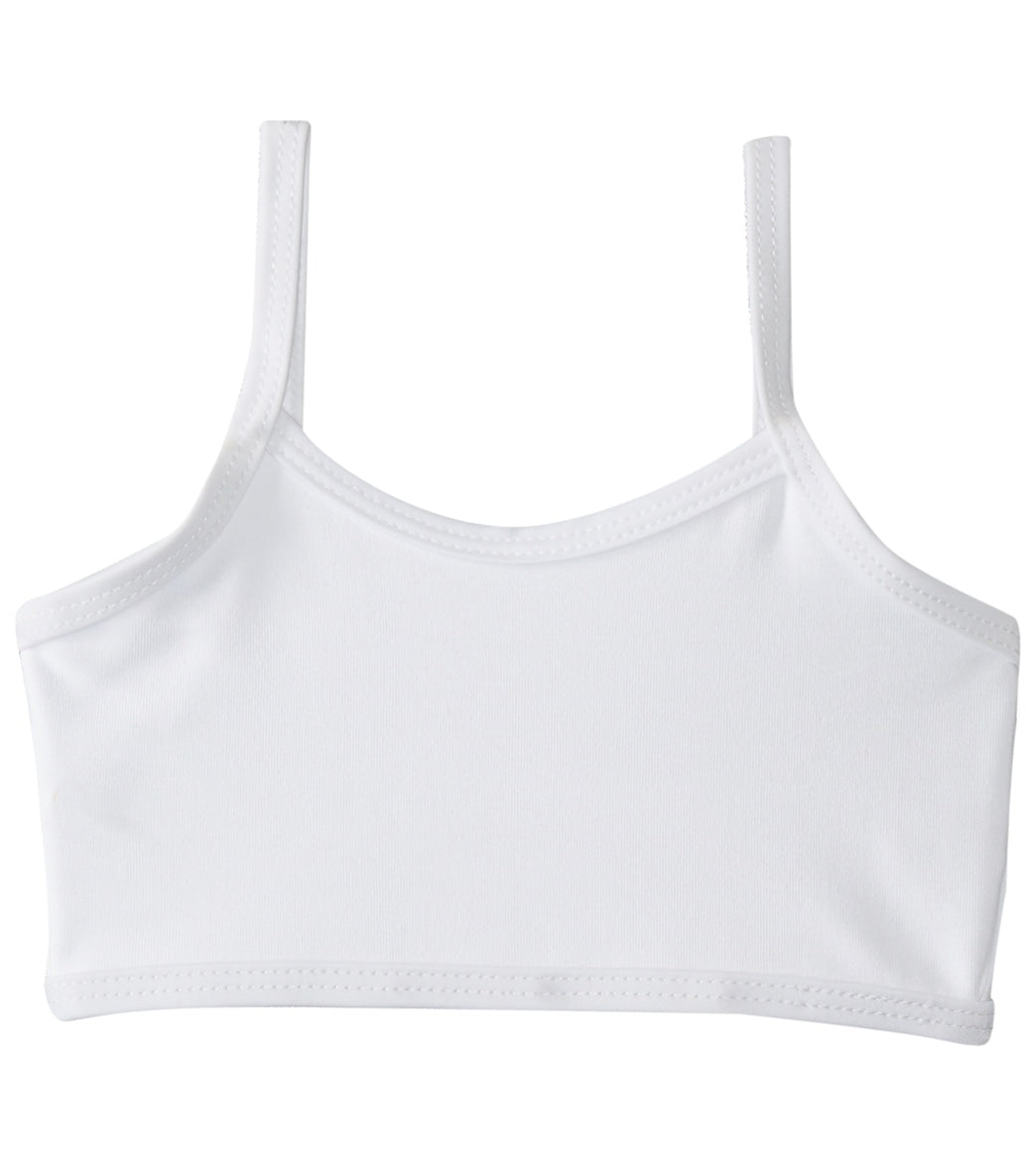 Flexi Lexi Girls' Mini Bralette Shirt - White Small - Swimoutlet.com
