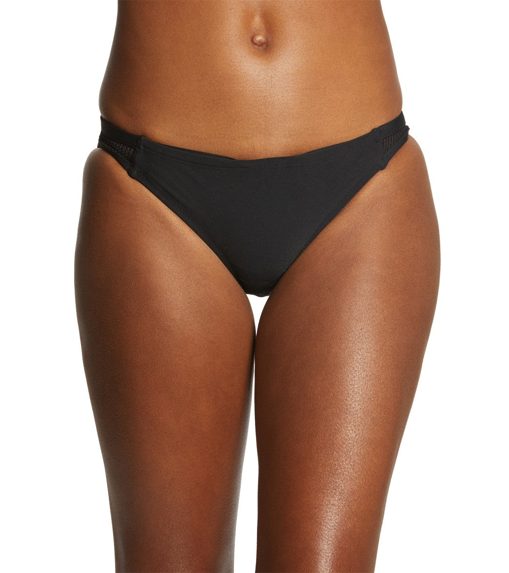 Speedo Women's Mesh Bikini Bottom - Black Large Size Large - Swimoutlet.com