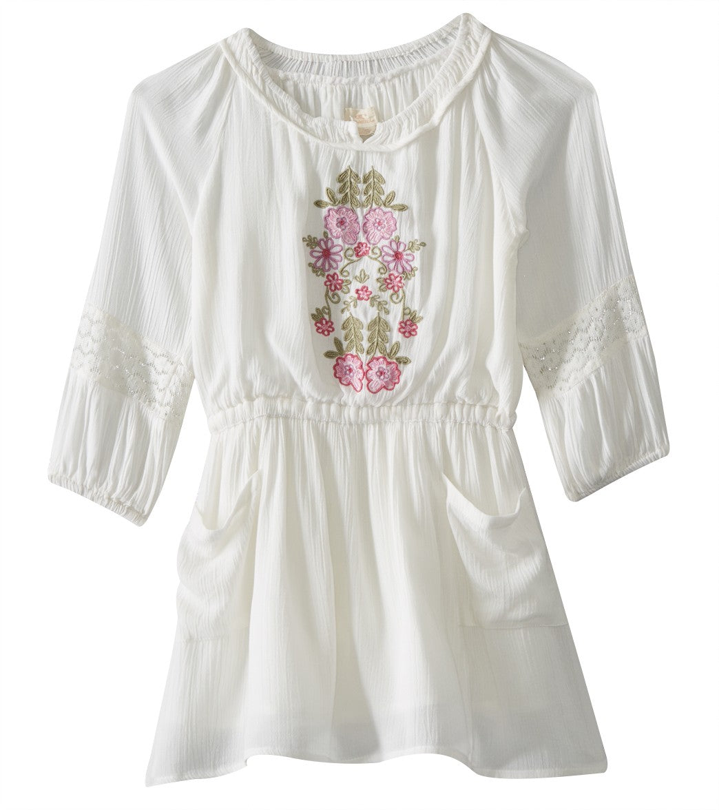 O'neill Girls' Malina Dress Toddler Kid - Winter White 4 Viscose - Swimoutlet.com