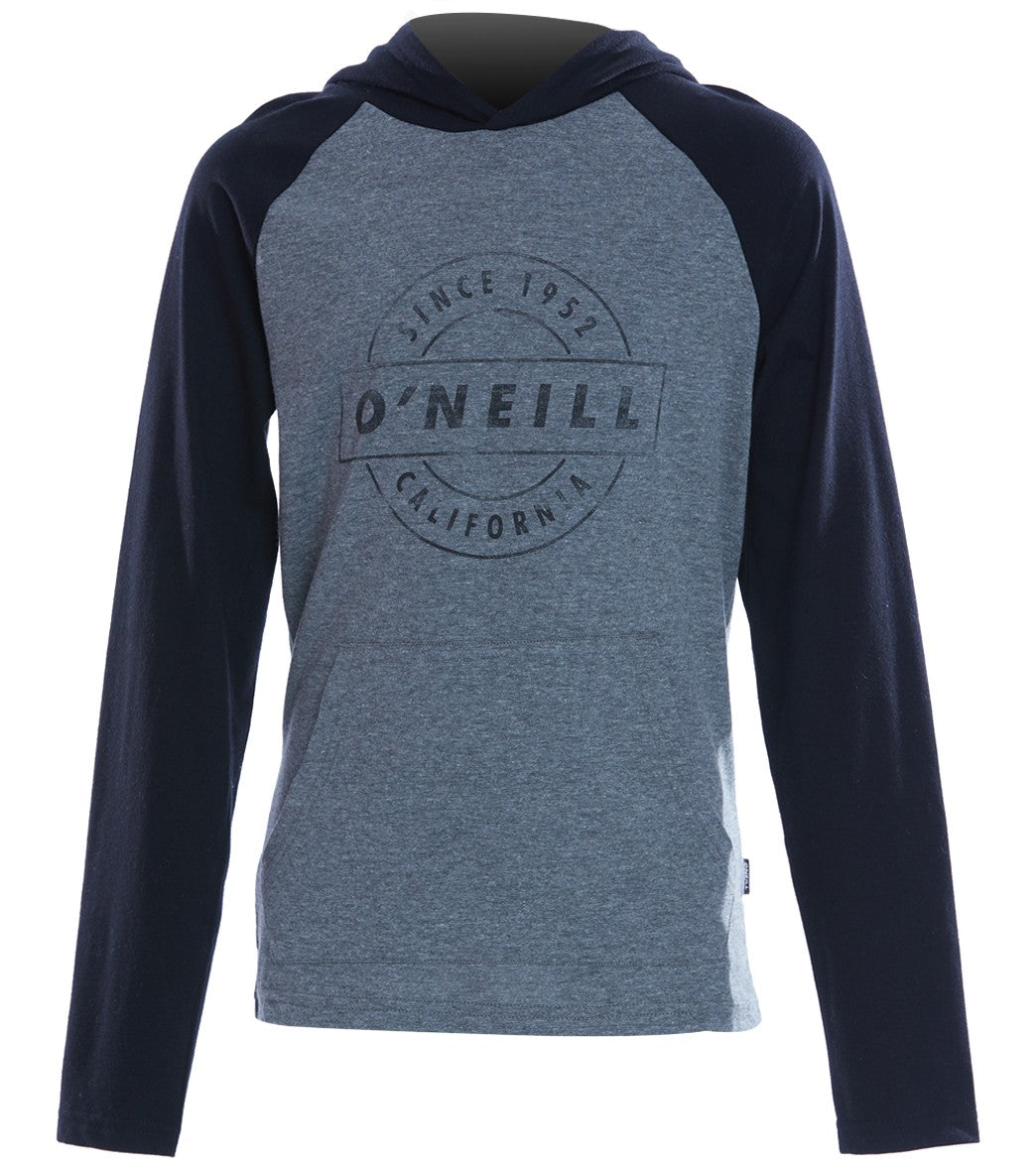 O'neill Boys' Mateo Pullover Hoody Big Kid - Heather Grey Xl 7X Cotton/Polyester - Swimoutlet.com