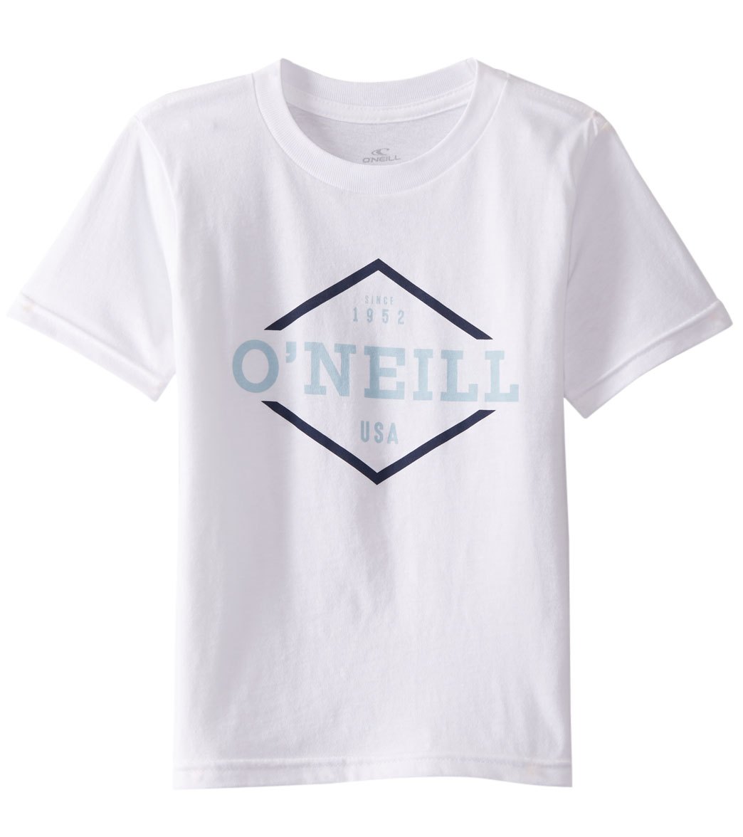 O'neill Boys' Rockwell Tee Shirt Big Kid - White Small Cotton/Polyester - Swimoutlet.com