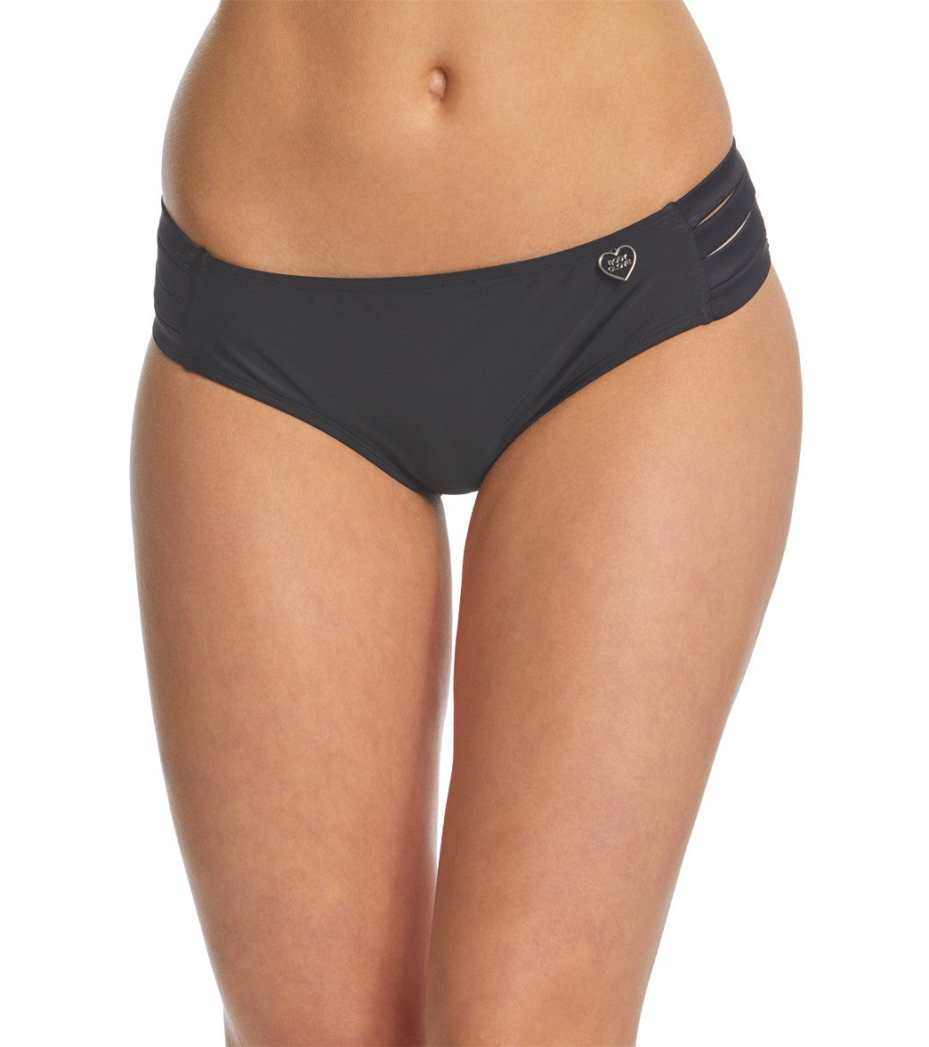 Body Glove Smoothies Nuevo Contempo High Rise Bikini Bottom - Black Small - Swimoutlet.com