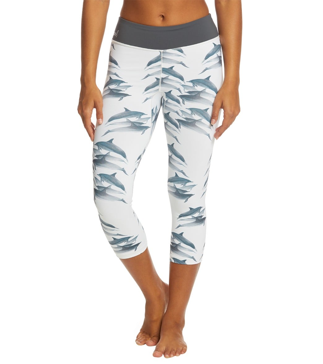 Xcel Women's Ocean Ramsey 8Oz. Sport Capri - Dolphin/ Gunmetal Large - Swimoutlet.com