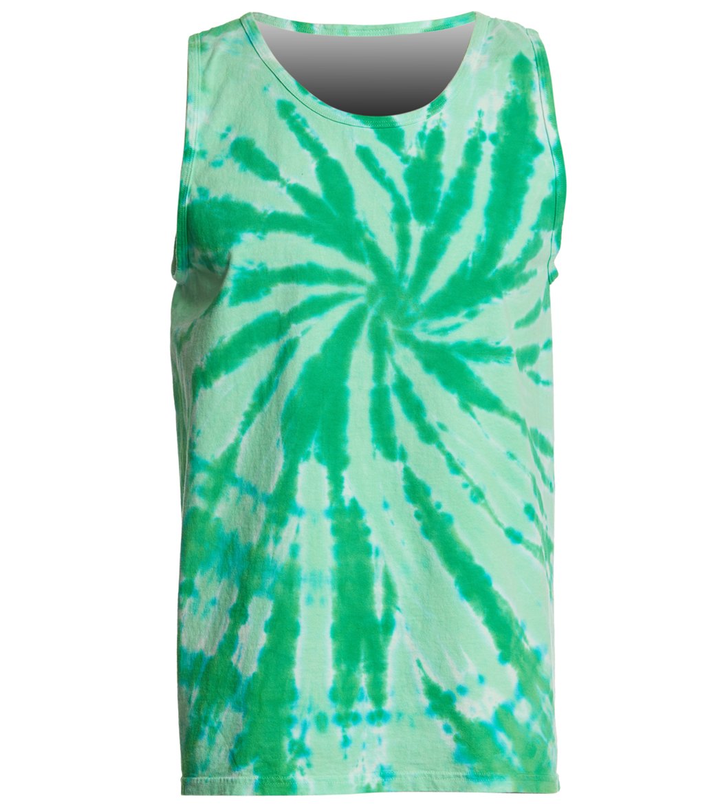 Tie-Dye Tank Top - Kelly Medium Cotton - Swimoutlet.com