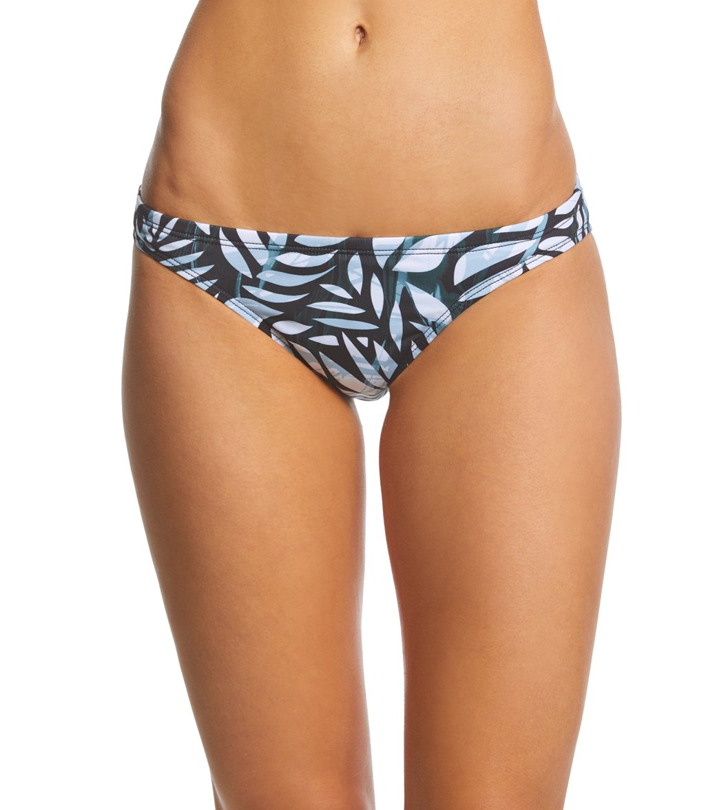 Viva Women's Alicante Bikini Bottom - Tropical Black X-Small Polyester - Swimoutlet.com