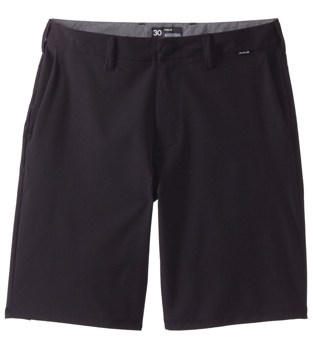 Hurley Men's Phantom 20 Hybrid Walkshorts - Black 29 Polyester/Spandex - Swimoutlet.com