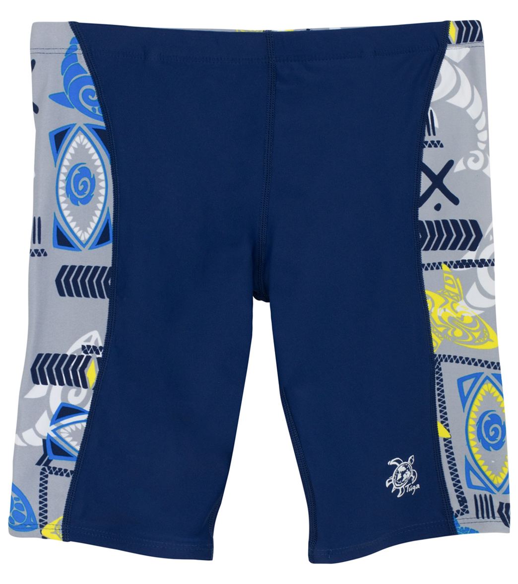 Tuga Boys' Jammer Swim Short Toddler/Little/Big Kid - Fanatic 2/3 Yrs Size Years - Swimoutlet.com