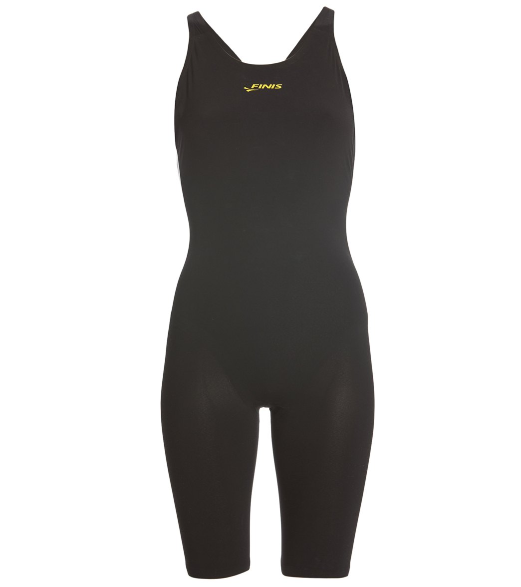 Finis Women's Vapor Pro Open Back Tech Suit Swimsuit - Black 22 Elastane/Polyamide - Swimoutlet.com