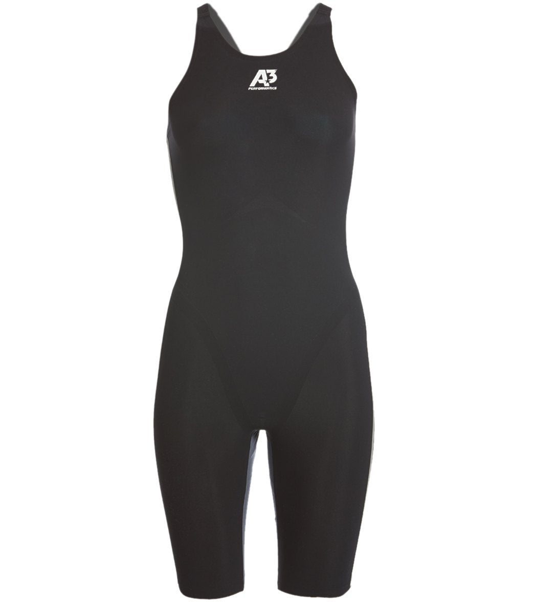 A3 Performance Women's Vici Closed Back Tech Suit Swimsuit - Black 26 Elastane/Polyamide - Swimoutlet.com