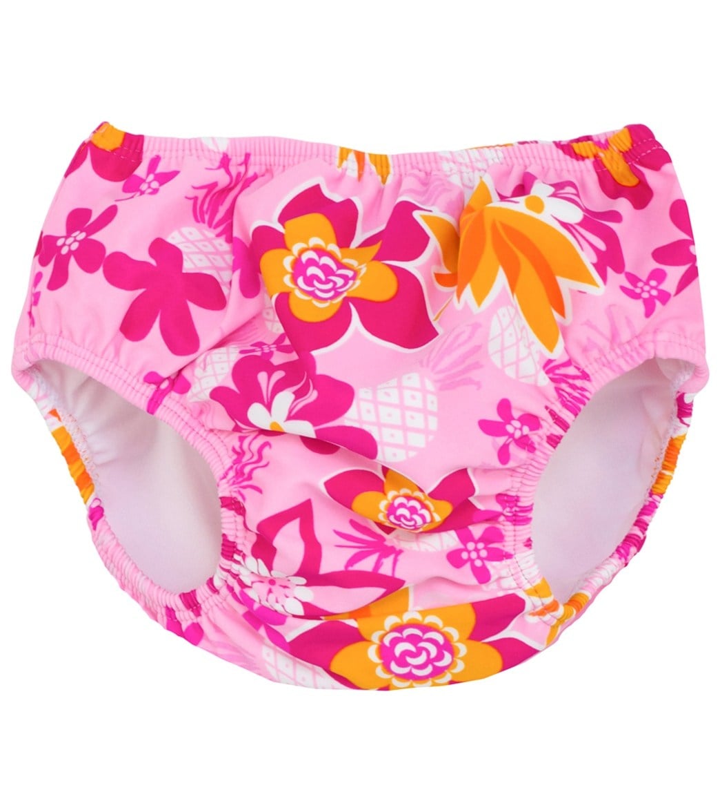 Tuga Girls' Swim Diapers 3 Mo-30 Mo - Taffy Medium 6-12 Mo Size Months - Swimoutlet.com