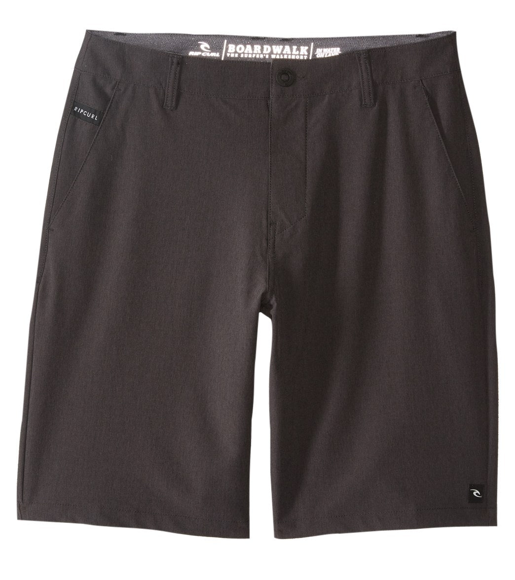 Rip Curl Men's Mirage Phase Hybrid Boardwalk Shorts - Black 40 Elastane/Polyester - Swimoutlet.com