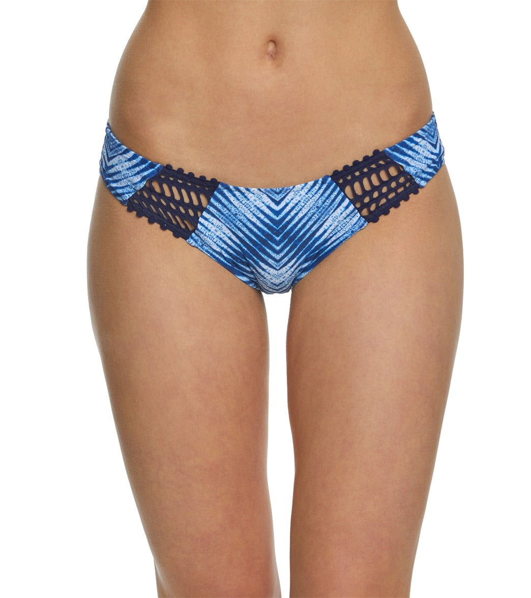Rip Curl Women's Last Light Luxe Swim Hipster Bottoms - Blue Xl - Swimoutlet.com