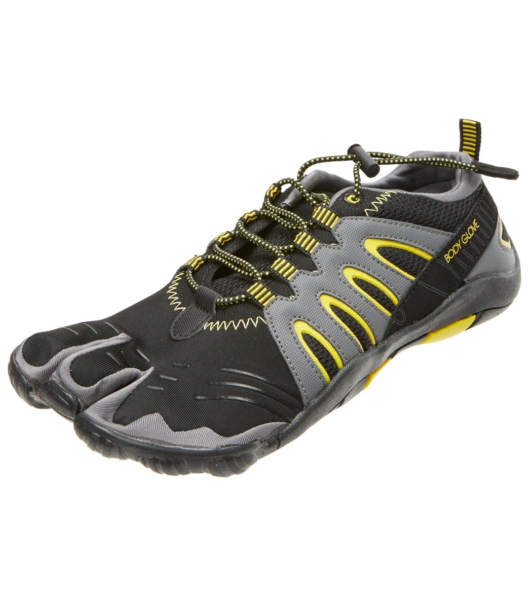 Men's 3T Barefoot Max Water Shoes - Black/Yellow - Body Glove