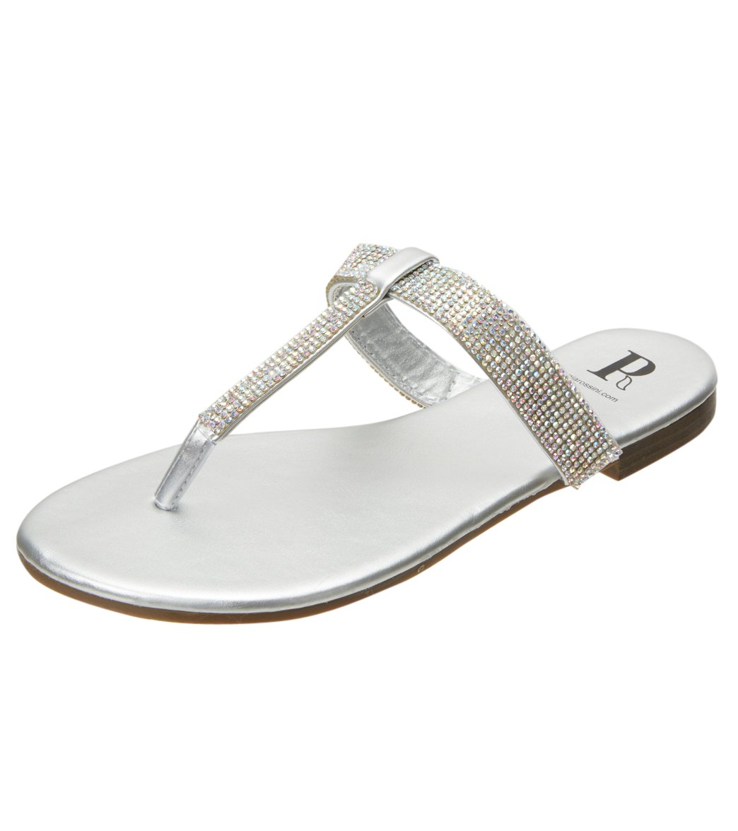 Pia Rossini Women's Shanaya Sandals - Silver 8 Eu 39 - Swimoutlet.com