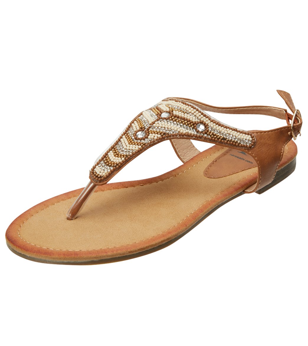 Pia Rossini Women's Layla Sandals - Tan 6 Eu 37 - Swimoutlet.com