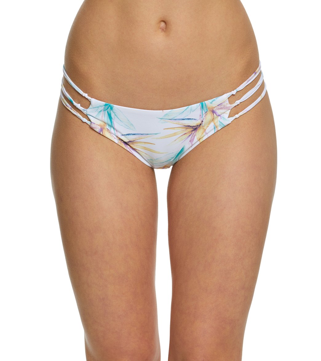 O'neill Paradise Macrame Bikini Bottom - White Xl Elastane/Polyamide - Swimoutlet.com