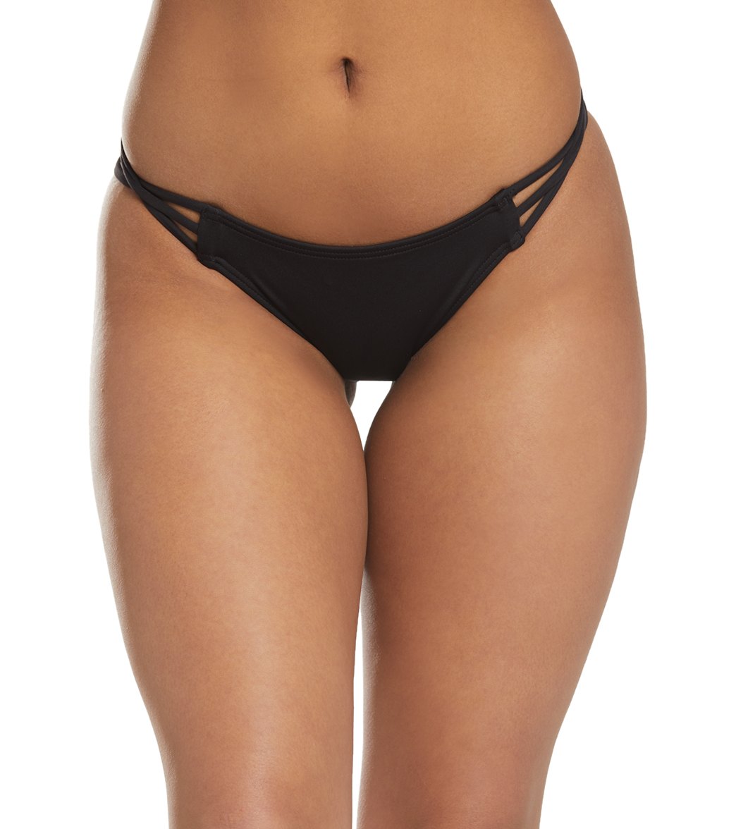 O'neill Salt Water Solid Multi Side Bikini Bottom - Black Large Elastane/Polyamide - Swimoutlet.com