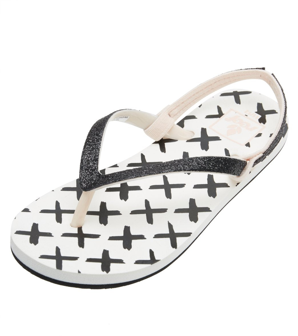 Reef Little Girls' Stargazer Prints Flip Flop - Under The Sea 5/6 Rubber - Swimoutlet.com