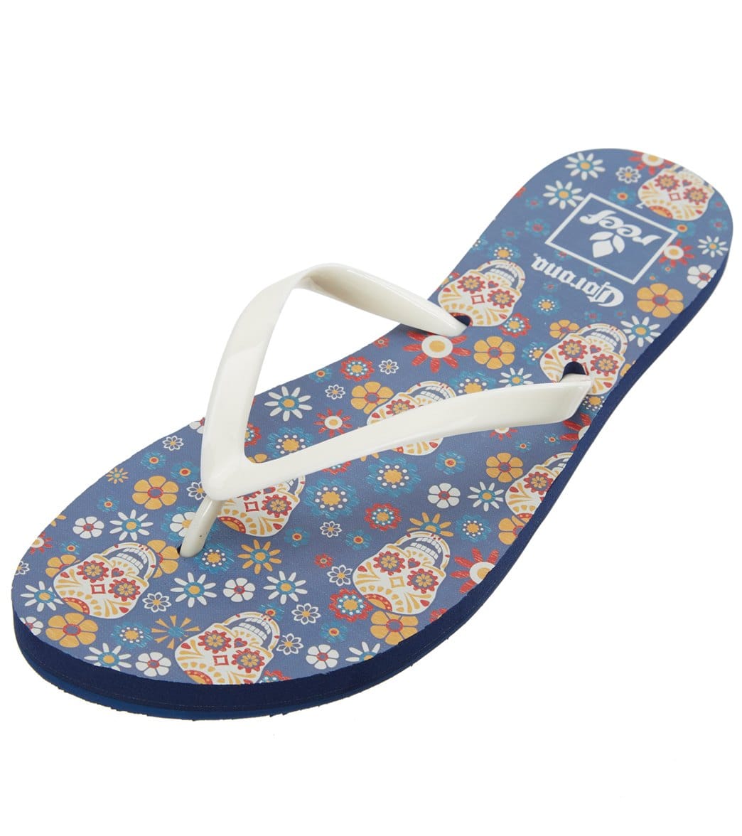 Reef Women's Stargazer X Corona Flip Flop - Octobre 11 100% Rubber - Swimoutlet.com