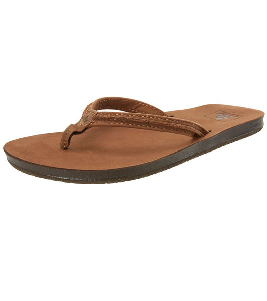 Reef women's cushion bounce sales swing leather flip flops