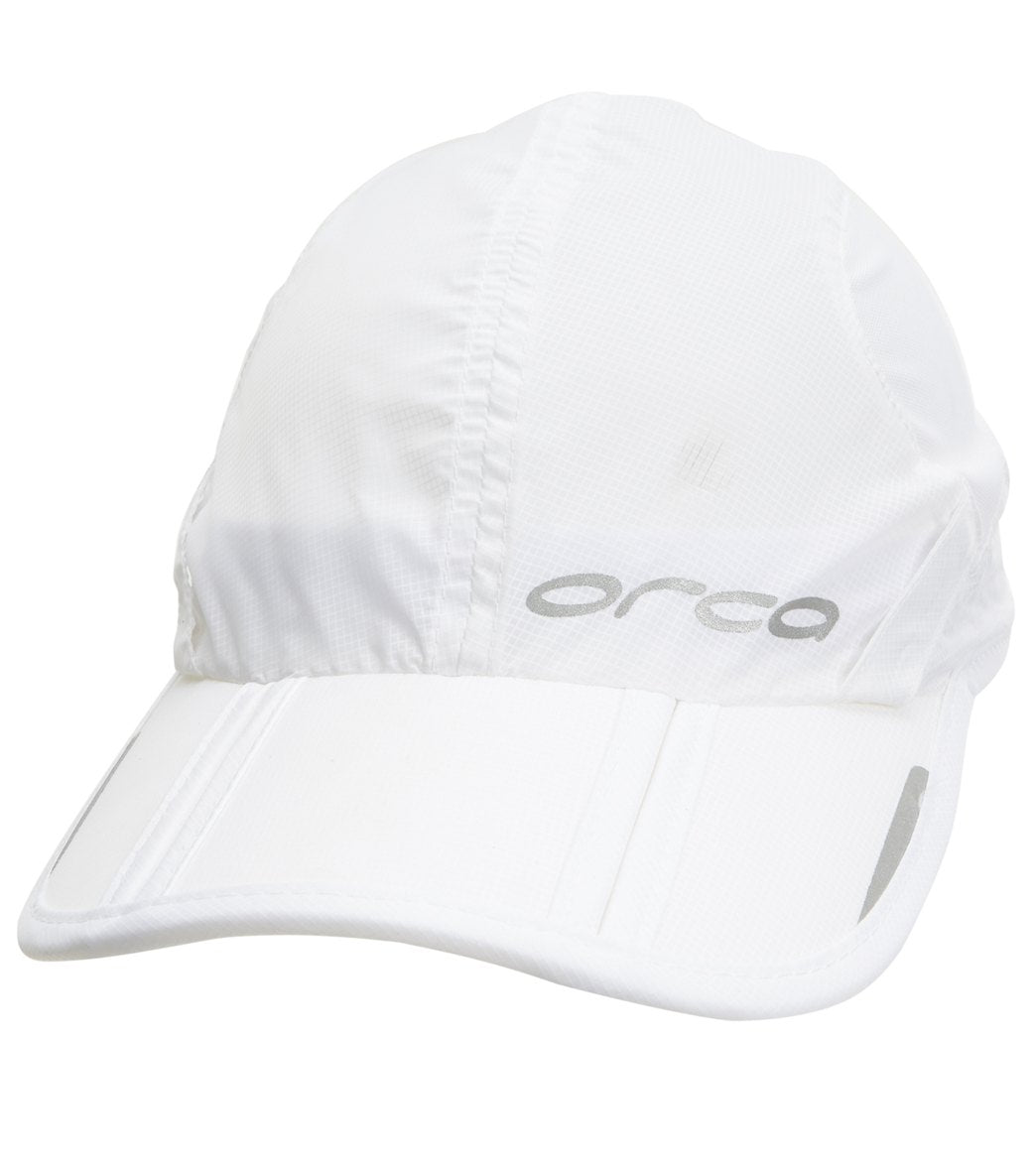Orca Foldable Cap - White Small/Medium Polyester - Swimoutlet.com