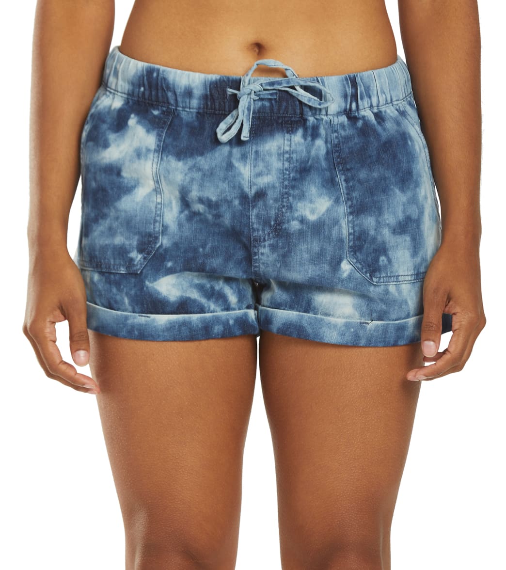 Volcom Women's Sunday Strut Short - Tie Dye X-Small Cotton - Swimoutlet.com