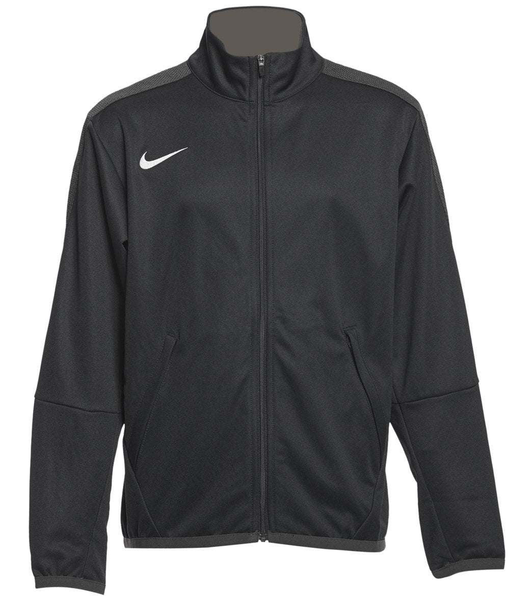 Nike Youth Women's Training Jacket - Black Large Size Large Polyester - Swimoutlet.com