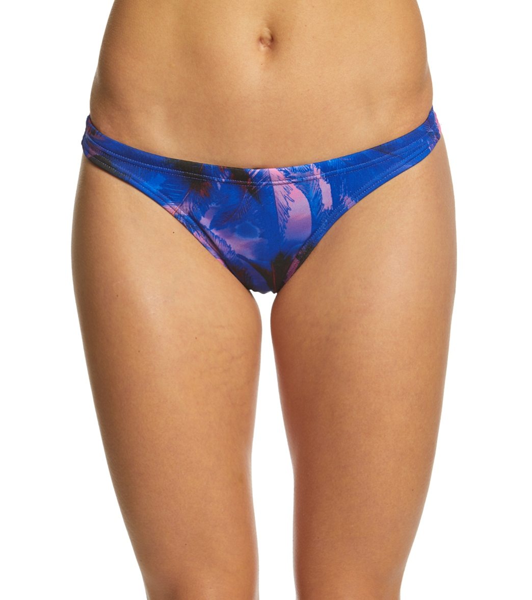 Arena Women's Palm Maxlife Bikini Bottom - Turquoise/Multi 26 Polyester/Pbt - Swimoutlet.com