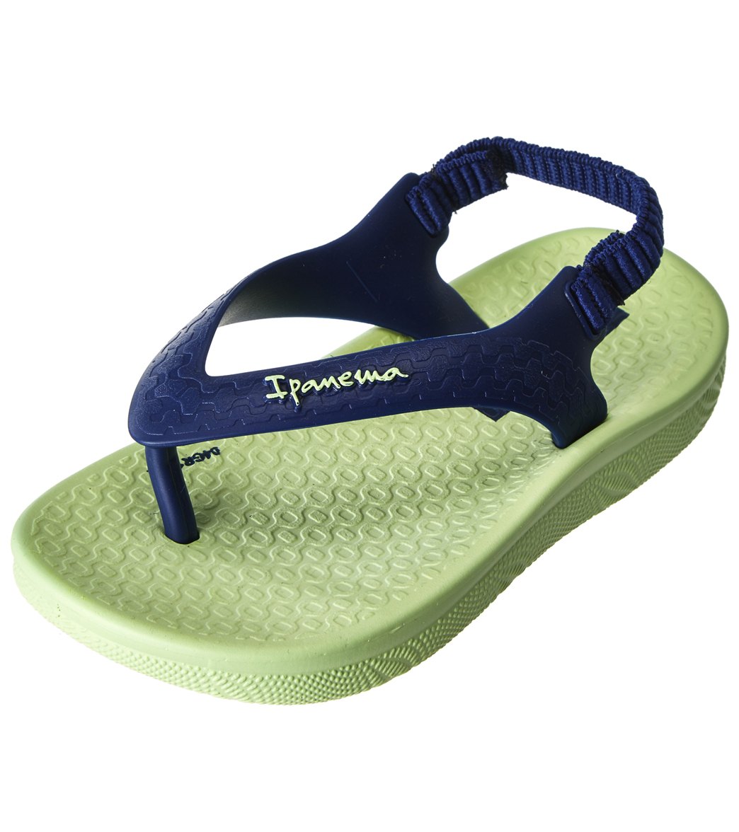 Ipanema Boys' Ana Tan Flip Flop - Green/Blue 6 - Swimoutlet.com