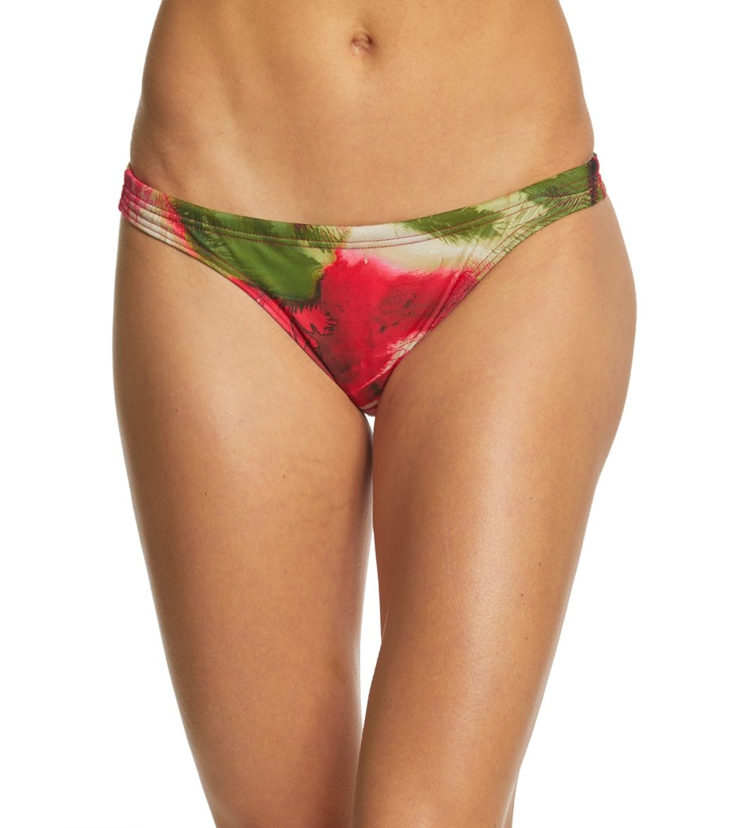 Arena Women's Palm Maxlife Bikini Bottom - Red/Multi 28 Polyester/Pbt - Swimoutlet.com