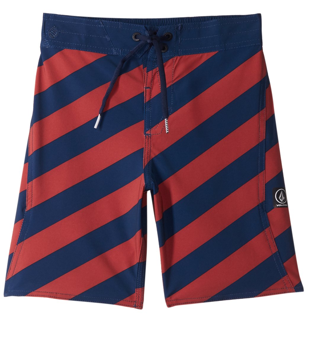 Volcom Little Boys Stripey Elastic 16 Striped Boardshort Youth Clothing ...