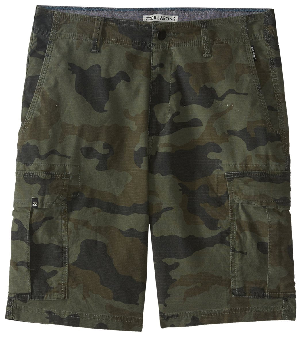 Billabong Men's Scheme Walkshorts - Camo 29 Cotton/Elastane - Swimoutlet.com