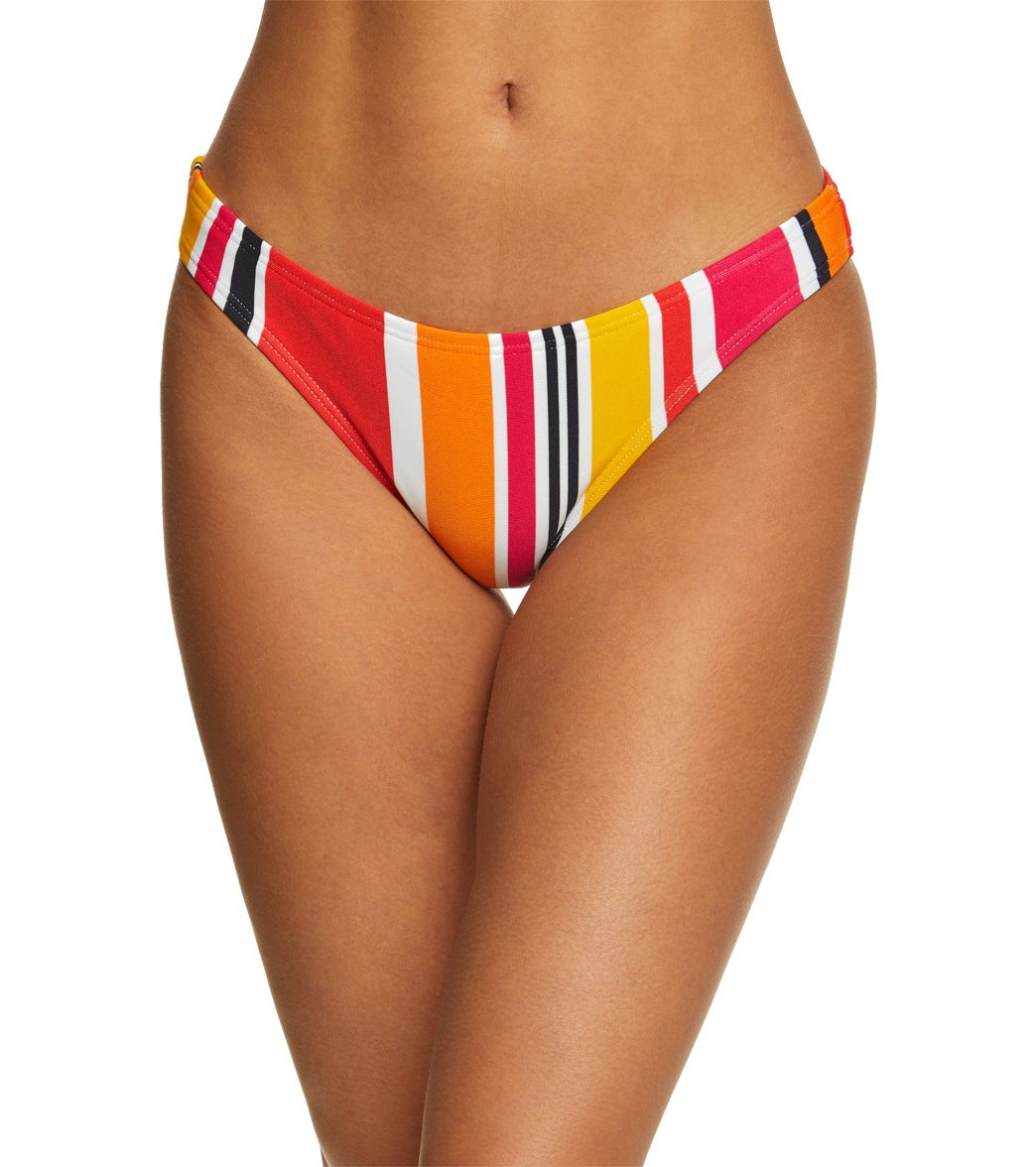 Nautica Coastline Stripe Core Bikini Bottom - Warm Xl - Swimoutlet.com