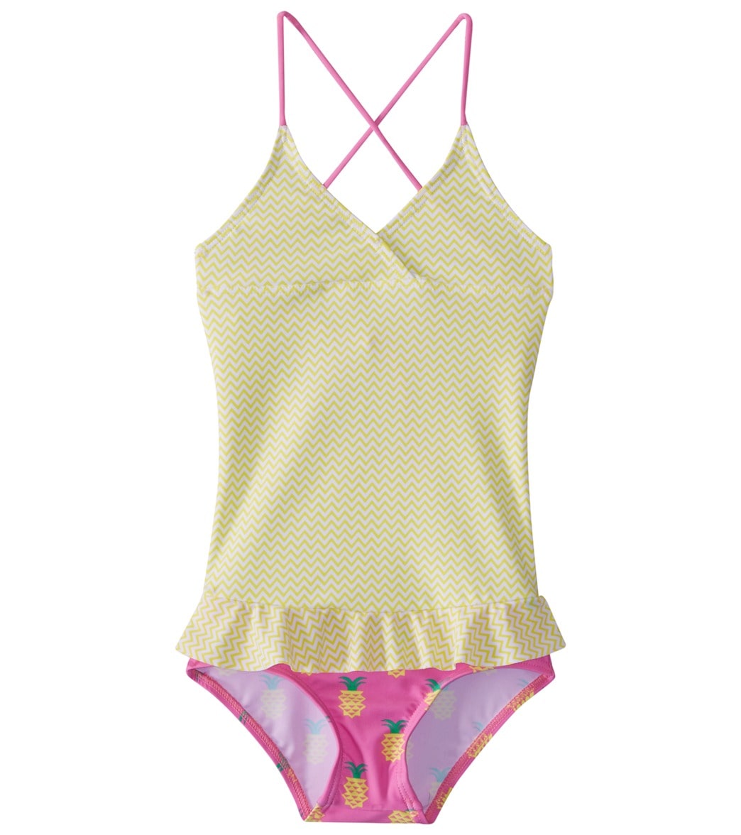 Platypus Australia Girls' Skirted Swimsuit Baby - Pineapple Crush 1 - Swimoutlet.com