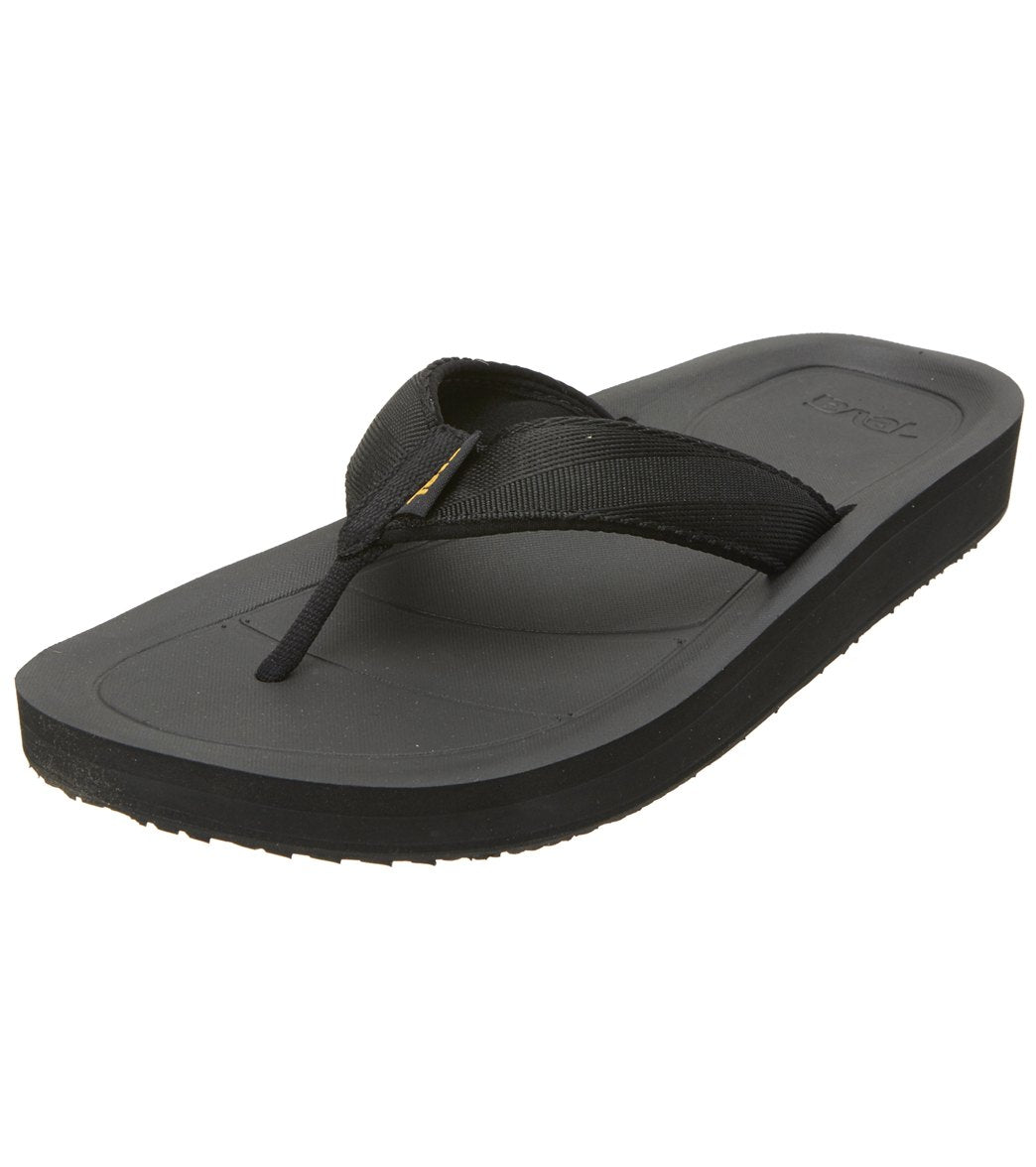 Teva Men's Flip Flop Premier - Black 7 - Swimoutlet.com