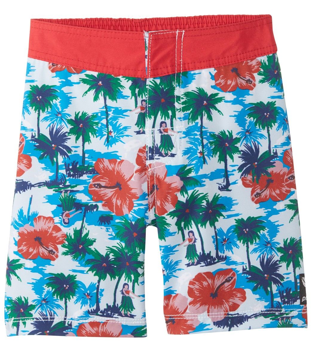 Platypus Australia Boys' Trim Boardshorts - Tropica 12 - Swimoutlet.com