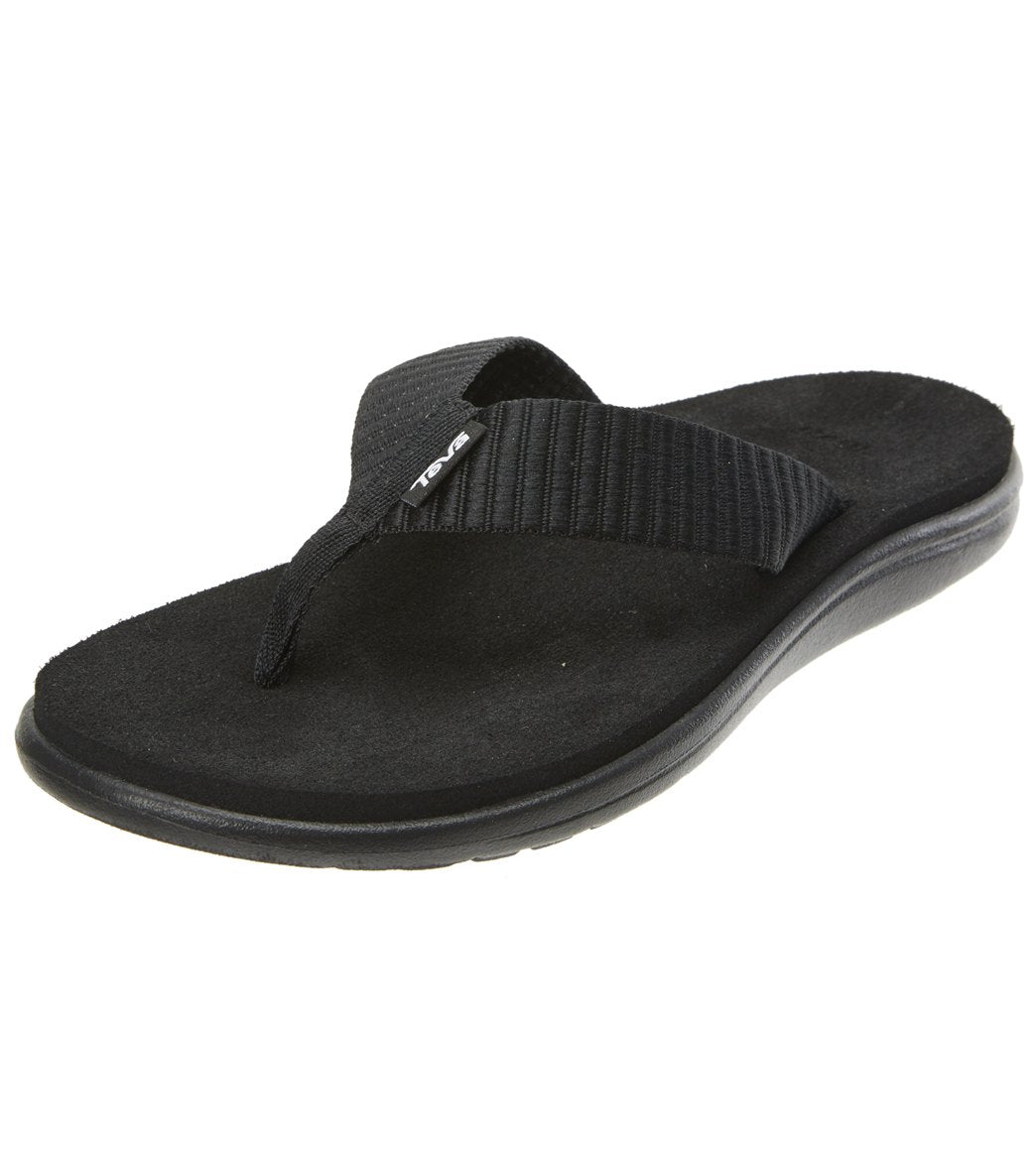 Teva Women's Voya Flip Flop - Bar Street Black 5 - Swimoutlet.com