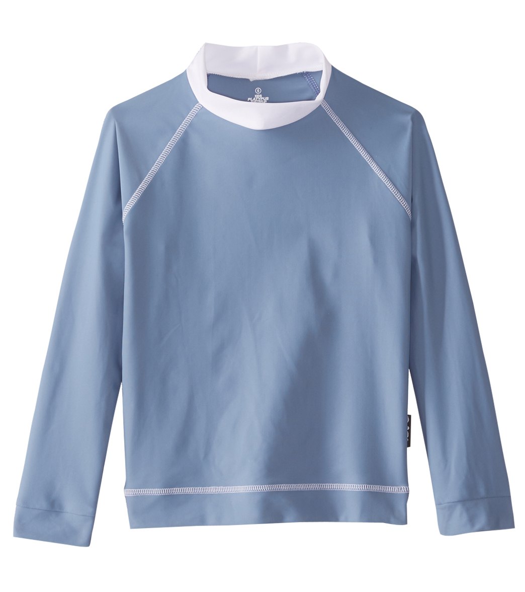 Platypus Australia Boys' Long Sleeve Rash Guard - Tropica 12 - Swimoutlet.com