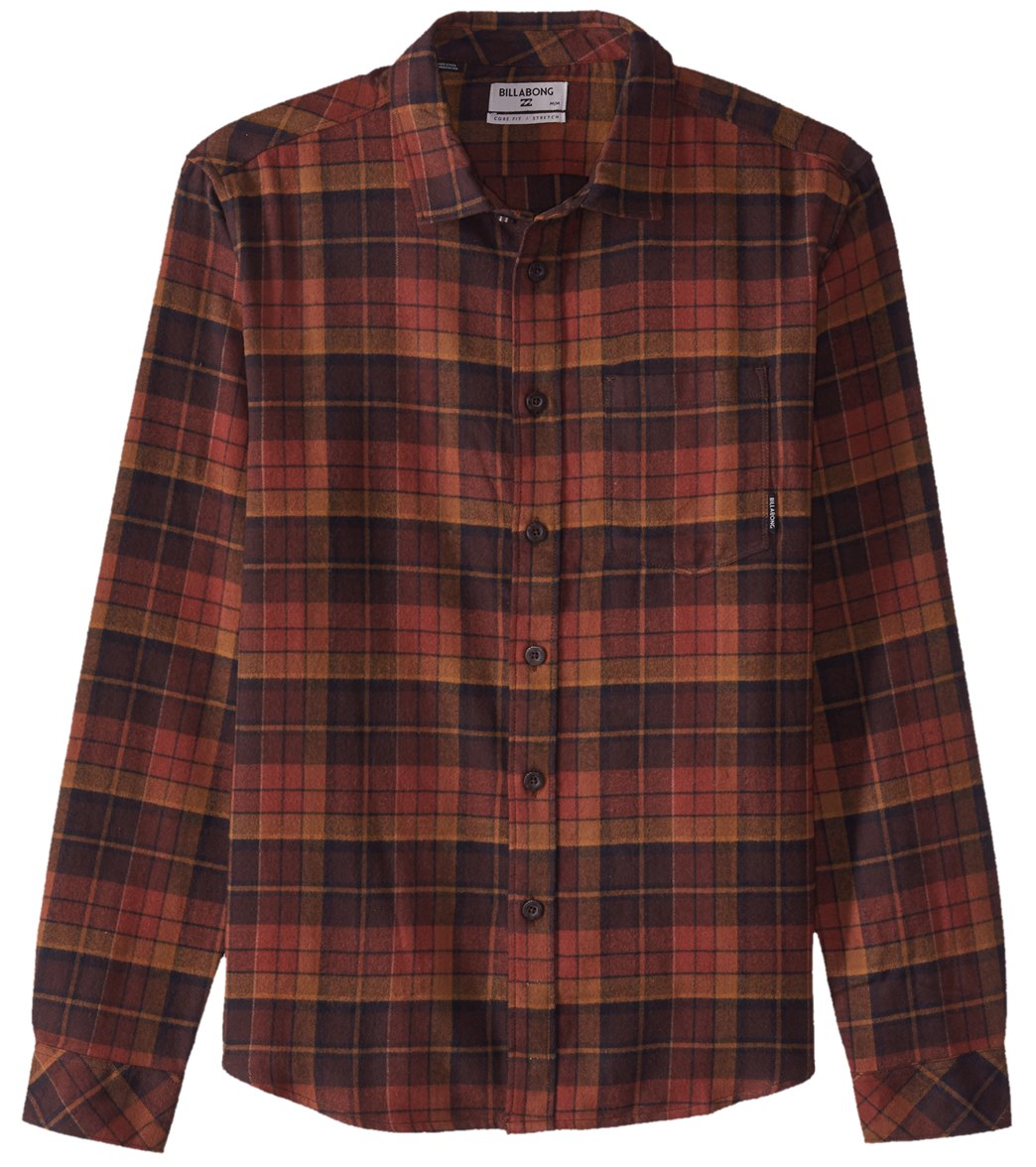 Billabong Men's Coastline Flannel Shirt at SwimOutlet.com