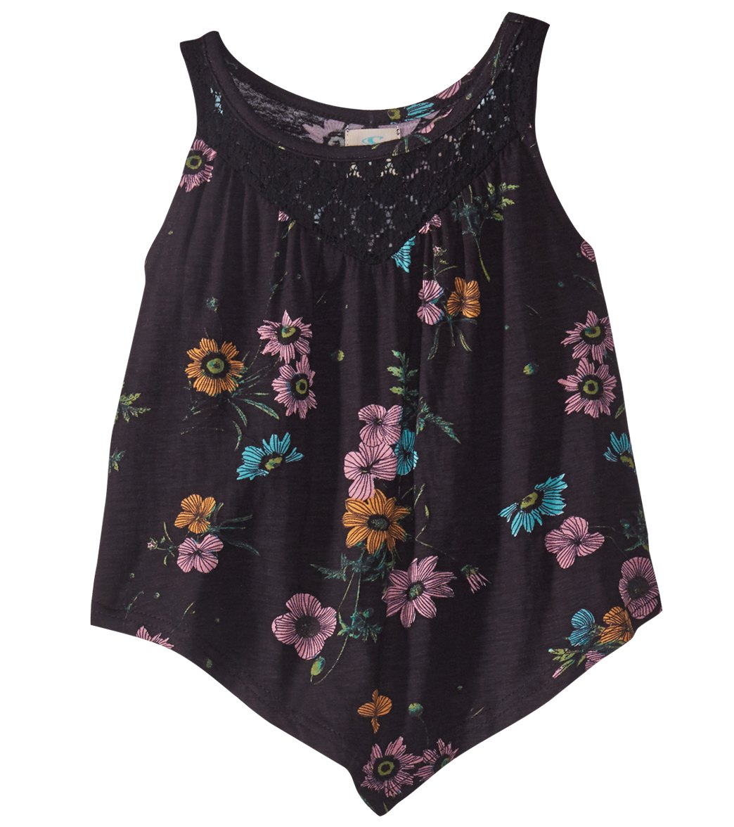 O'neill Girls' Charlize Knit Tank Top Toddler - Black Large 6 - Swimoutlet.com