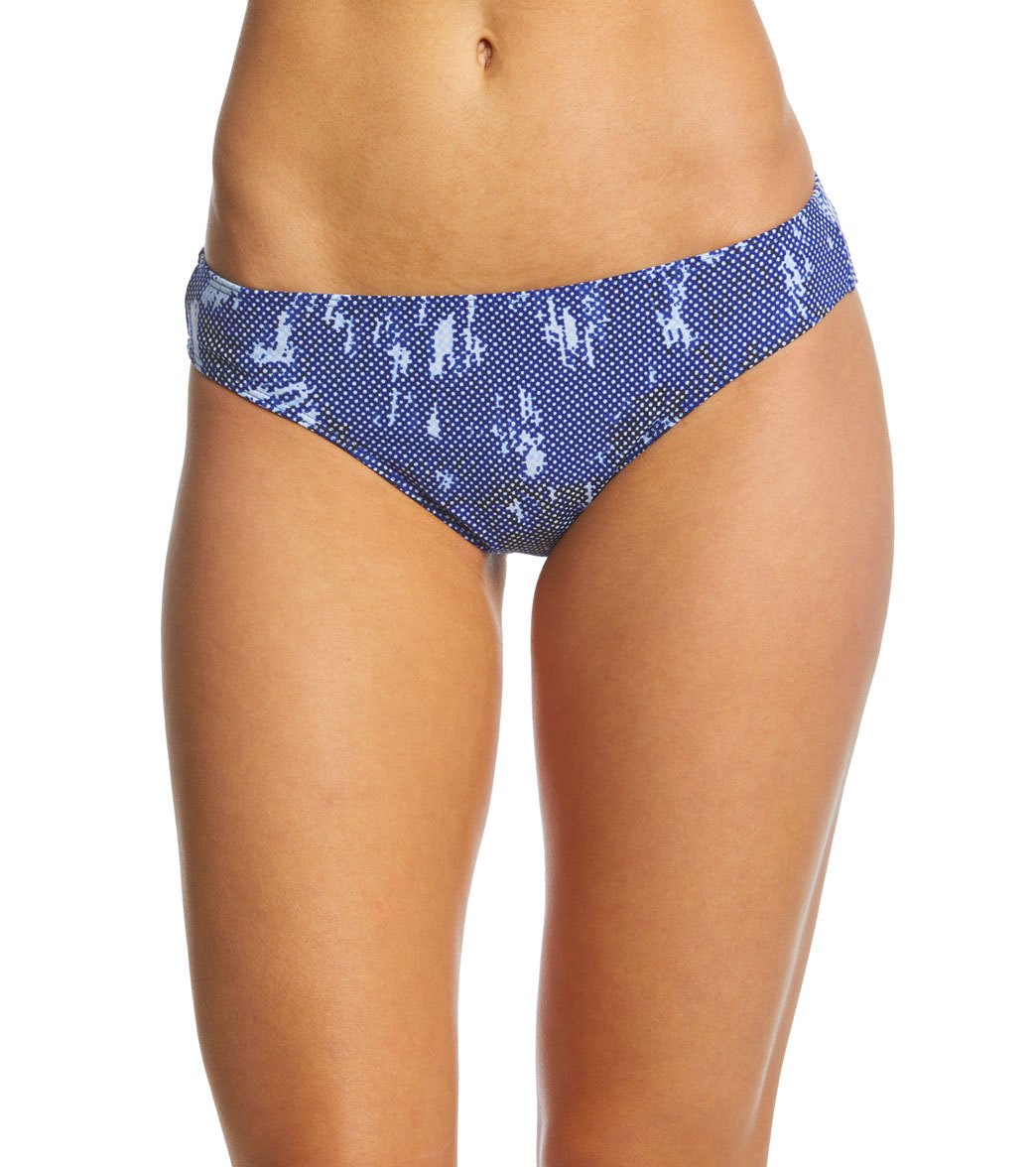 Under Armour Women's Ua Threadborne Printed Swim Bottom - Formation Blue/Oxford Blue Afs/Deprecated X-Small Polyester - Swimoutlet.com