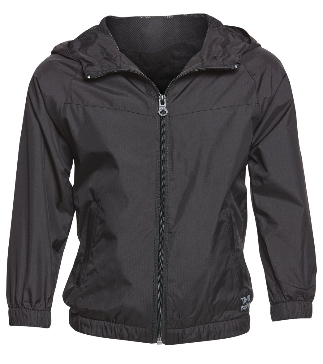 O'neill Boys' Travelers Windbreaker Jacket Toddler - Black Large 7 Polyester - Swimoutlet.com