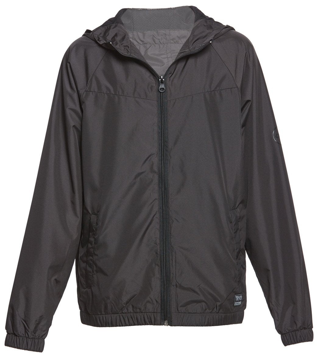 O'neill Boys' Travelers Windbreaker Jacket Big Kid - Black Medium Polyester - Swimoutlet.com